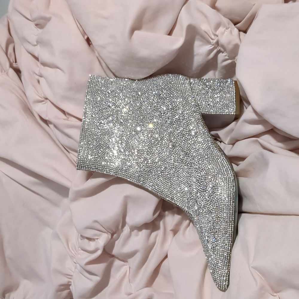 Betsy Johnson sequin boots